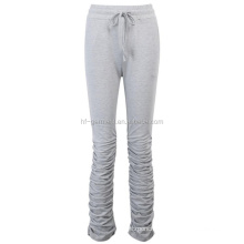 Wholesale Women's Drawstring Stacked Sweatpants Casual Pants